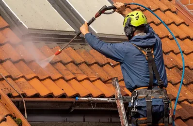 Démoussage et hydrofuge de toiture à Omissy
